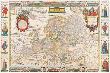 Antique Map, Nova Europa, 1652 by Nicholas Visscher Limited Edition Print