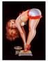 Pin-Up Girl On Scale by Peter Driben Limited Edition Pricing Art Print