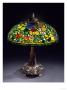 An Important 'Fruit' Leaded Glass And Bronze Table Lamp by Maurice Bouval Limited Edition Pricing Art Print