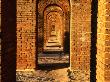 Interior Archways Of Fort Jefferson In Late Afternoon Light, Florida by Eddie Brady Limited Edition Print