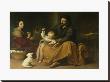 The Holy Family With The Little Bird, Circa 1650 by Bartolome Esteban Murillo Limited Edition Print