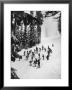 View Of People Skiing At Steven's Pass by Ralph Crane Limited Edition Print