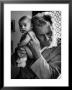 Blind Doctor Albert A. Nast Holding Ear To Back Of 3 Month Old Instead Of Using A Stethoscope by Thomas D. Mcavoy Limited Edition Print