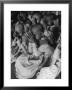2,700 Burmese Boys Becoming Monks In The Cave After Place Of First Buddhist Synod by John Dominis Limited Edition Print