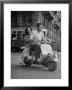 Man And Woman Riding A Vespa Scooter by Dmitri Kessel Limited Edition Print