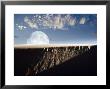 Full Moon Rising Above A Sand Dune by Stocktrek Images Limited Edition Print
