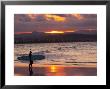 Surfer At Sunset, Gold Coast, Queensland, Australia by David Wall Limited Edition Print