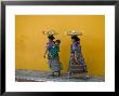 Women Carrying Basket On Head, Antigua, Guatemala by Keren Su Limited Edition Pricing Art Print