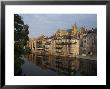 Reflections In Water Of Buildings, With The Cathedral Of St. Etienne, Metz, Lorraine, France by Woolfitt Adam Limited Edition Print