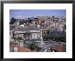 Aerial View Of Rossio Square And City, Lisbon, Portugal by J Lightfoot Limited Edition Print