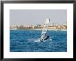 Wind Surfing At Santa Maria On The Island Of Sal (Salt), Cape Verde Islands, Africa by R H Productions Limited Edition Print