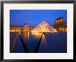 The Louvre Museum At Twilight, Paris, France by Jim Zuckerman Limited Edition Print