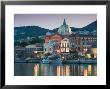 Waterfront View Of Southern Harbor, Lesvos, Mithymna, Northeastern Aegean Islands, Greece by Walter Bibikow Limited Edition Print