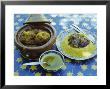 Traditional Food Including Chicken Tajine And Lamb With Couscous, Marrakech (Marrakesh), Morocco by Lee Frost Limited Edition Print