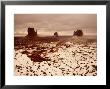 Snow Covered Valley And Rock Formations, Monument Valley Navajo Tribal Park, Arizona, Usa by Curtis Martin Limited Edition Print