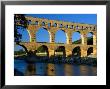 Pont Du Gard And Canoes by Bethune Carmichael Limited Edition Print