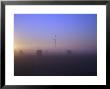 Denmark, Windmills In Fog At Early Morning, Sunrise by Brimberg & Coulson Limited Edition Pricing Art Print