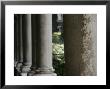 Stone Pillars In An Italian Courtyard, Ravenna, Italy by Gina Martin Limited Edition Print