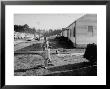 Paper Boy Delivering Newspapers In His Neighborhood by Ed Clark Limited Edition Print