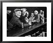 Dam Workers With Family Members Enjoying Beer At Local Bar by Margaret Bourke-White Limited Edition Print