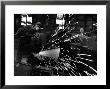 Japanese Worker Cutting Steel Pipe W. Huge Power Saw At Yawata Steel Mill by Margaret Bourke-White Limited Edition Pricing Art Print