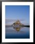 Mont St. Michel (Mont Saint-Michel) Reflected In Water, Manche, Normandy, France, Europe by Charles Bowman Limited Edition Pricing Art Print