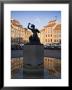 Warsaw Mermaid Fountain And Reflections Of The Old Town Houses, Old Town Square, Warsaw, Poland by Gavin Hellier Limited Edition Pricing Art Print