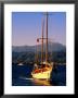 Yacht Cruising With Sails Down, Fethiye, Mugla, Turkey by John Elk Iii Limited Edition Print