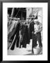 Sailor Aboard A Us Navy Cruiser At Sea Hanging Up Laundered Dungarees During Wwii by Ralph Morse Limited Edition Print