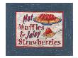 Waffles And Strawberries by Elizabeth Garrett Limited Edition Print