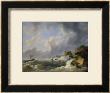 Shipping Off A Coastline In A Rough Sea by Petrus Johann Schotel Limited Edition Print