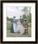 Taking Tea In The Garden by Henri Adrien Tanoux Limited Edition Print