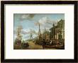 The Port Of Rhodes by Abraham Storck Limited Edition Pricing Art Print