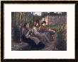 Young Peasant Women Talking, Galleria D'arte Moderna, Palazzo Pitti, Florence by Cristiano Banti Limited Edition Print