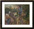 Shepherd And Washerwomen, 1881 by Camille Pissarro Limited Edition Print