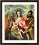 Virgin And Child With Ss. Anne And Joseph, 1587-96 by El Greco Limited Edition Print