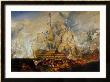 Battle Of Trafalgar, 21 October 1805 by William Turner Limited Edition Print