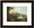 View Of The Villa Of Marcenas And Falls Of Anio by Julius Caesar Ibbetson Limited Edition Pricing Art Print