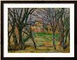 Trees And Houses, Circa 1885 by Paul Cã©Zanne Limited Edition Print