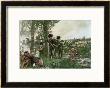 Battle Of Waterloo Troops Of The Nassau Regiment Defend Their Position Against The French by R Knoetel Limited Edition Print