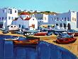 Mykonos : Le Port by Jean Claude Quilici Limited Edition Print