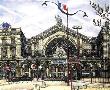 La Gare De L'est by Kojiro Akagi Limited Edition Print