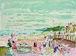 La Plage D'houlgate by Jean Claude Picot Limited Edition Pricing Art Print