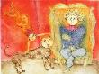 Le Tigre Et L'equiiibriste by Sakti Burman Limited Edition Print