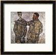 Double Portrait Of Otto And Heinrich Benesch by Egon Schiele Limited Edition Print