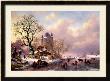 Winter Landscape With A Castle by Frederik Marianus Kruseman Limited Edition Print