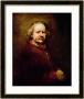 Self Portrait In At The Age Of 63, 1669 by Rembrandt Van Rijn Limited Edition Print