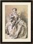 Woman In Spanish Costume by Francois Boucher Limited Edition Pricing Art Print