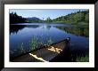 Canoe Resting On The Shore Of Little Long Pond, Acadia National Park, Maine, Usa by Jerry & Marcy Monkman Limited Edition Pricing Art Print