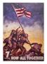 Flag Raising Over Iwo Jima by Everett Johnson Limited Edition Print